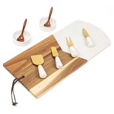 Viðar marmara kjöt og ostbakki